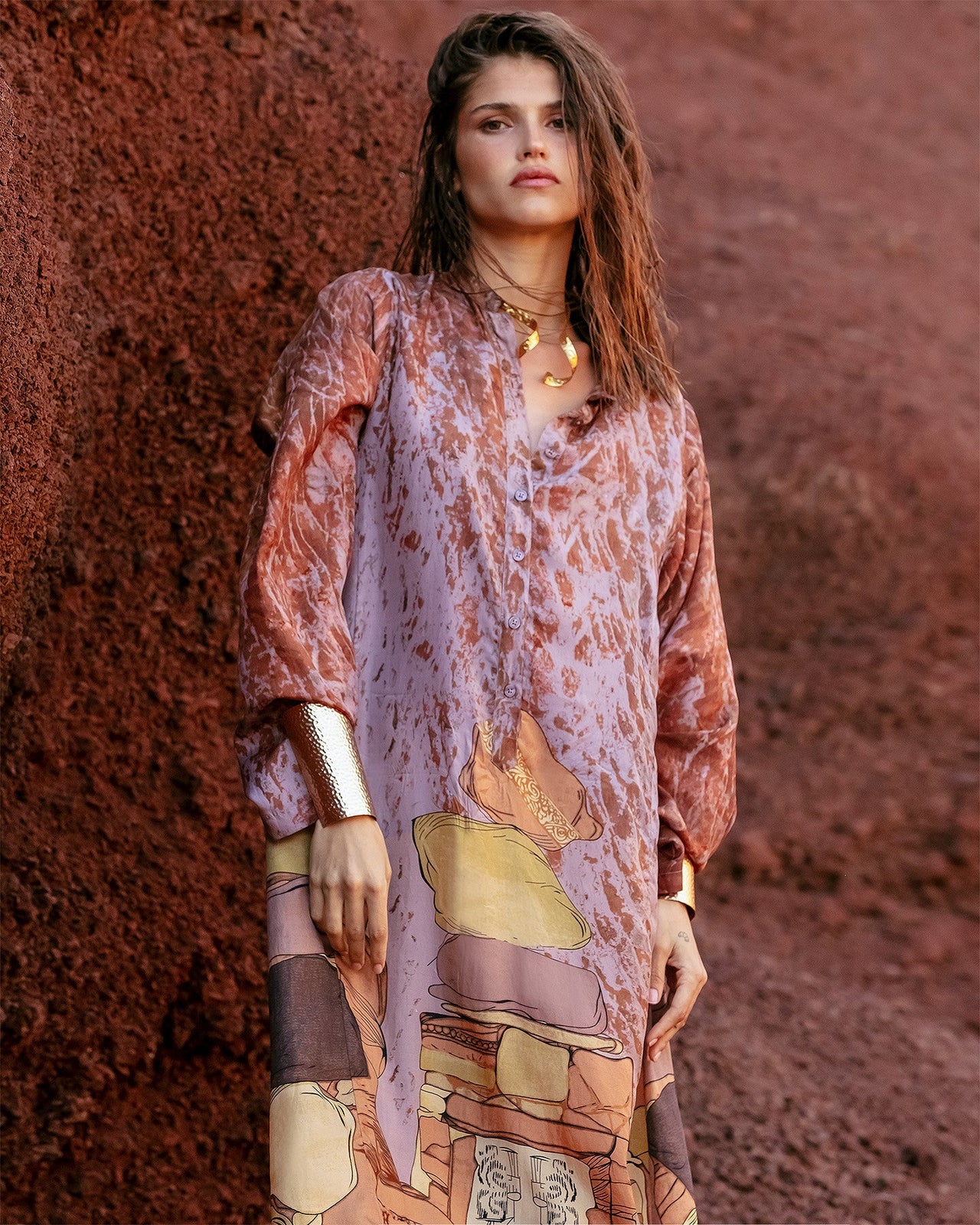 Robe Shungite Bronze | Mes Demoiselles Paris - Image 1