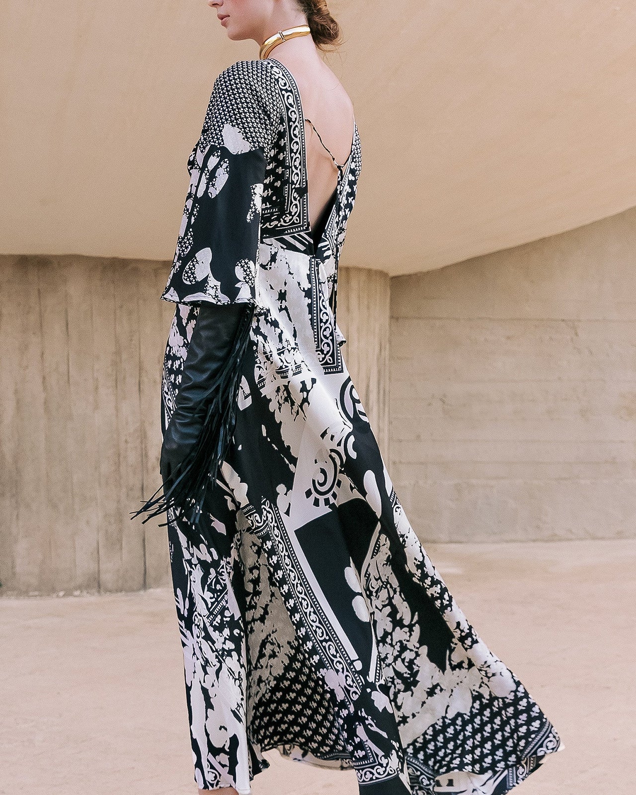 Robe Wonda  Noir / Blanc | Mes Demoiselles Paris - Image 6