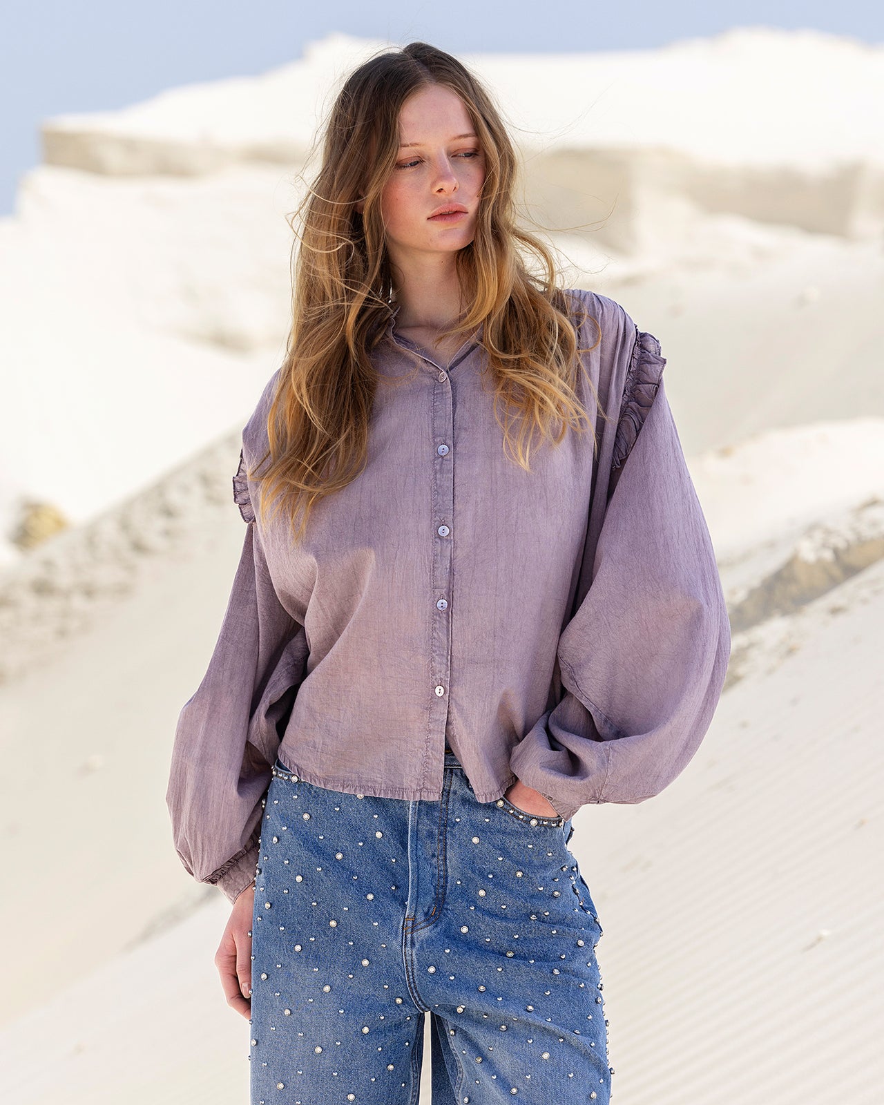 Chemise Sati - Violet - Image 2