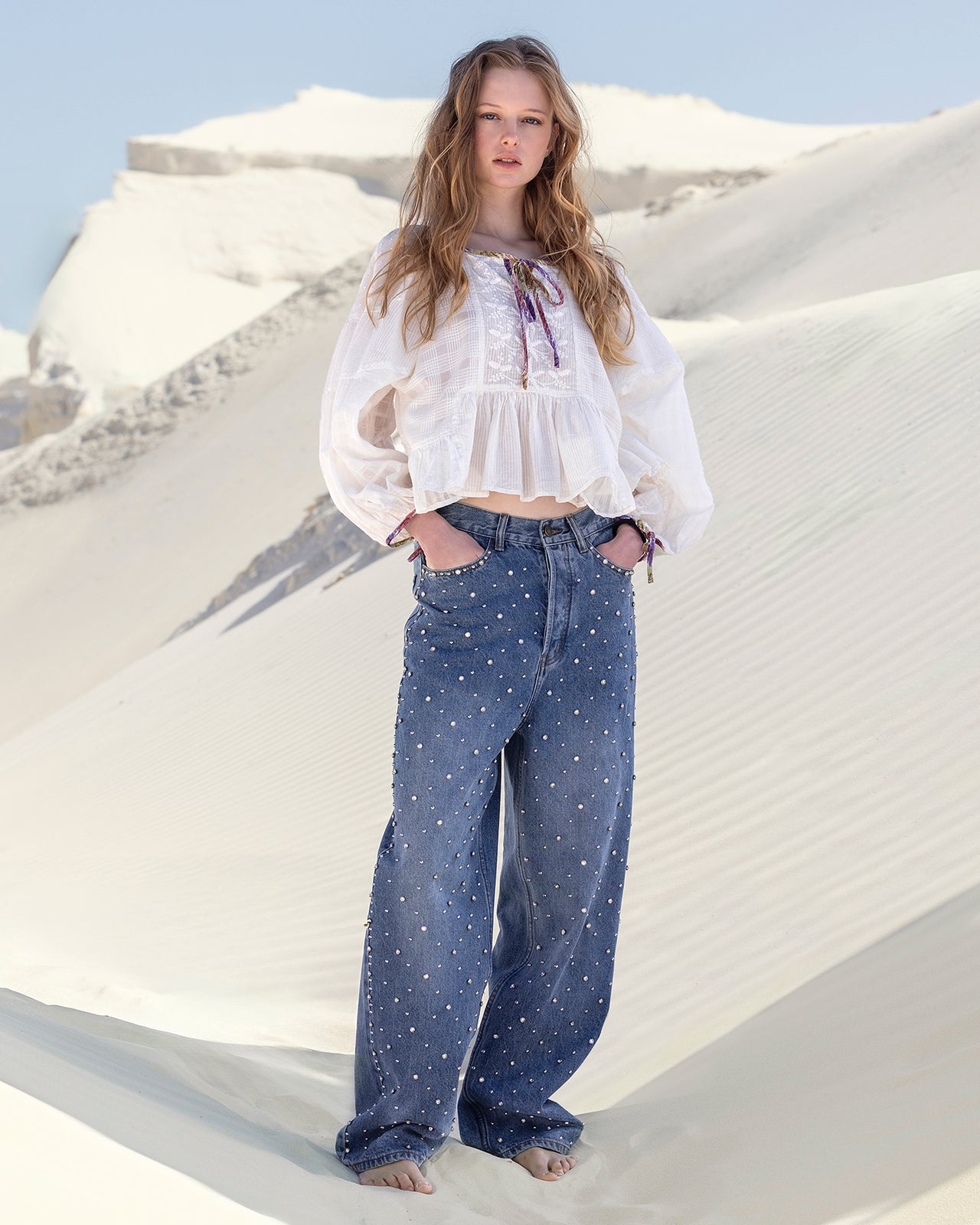 Blouse Tammy - Beige - Image 3