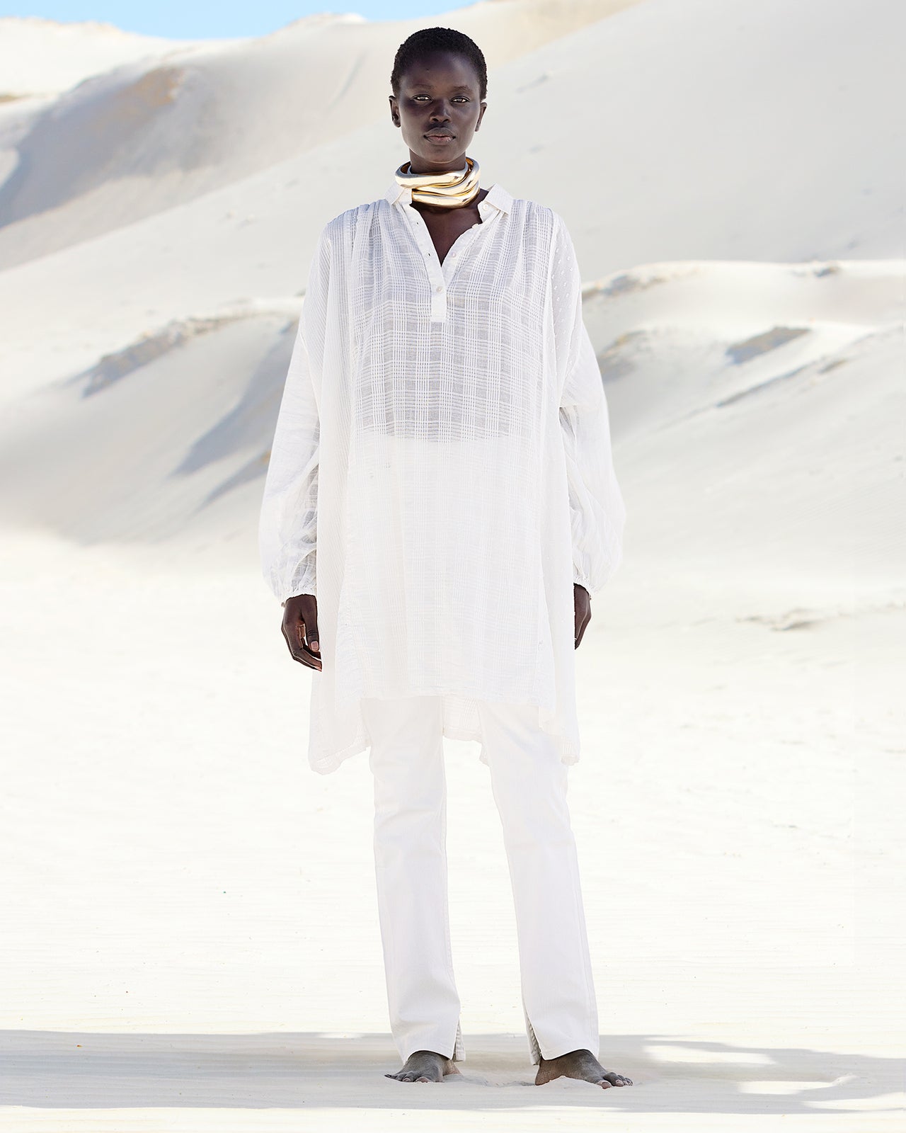 Robe Tegan - Blanc - Image 1