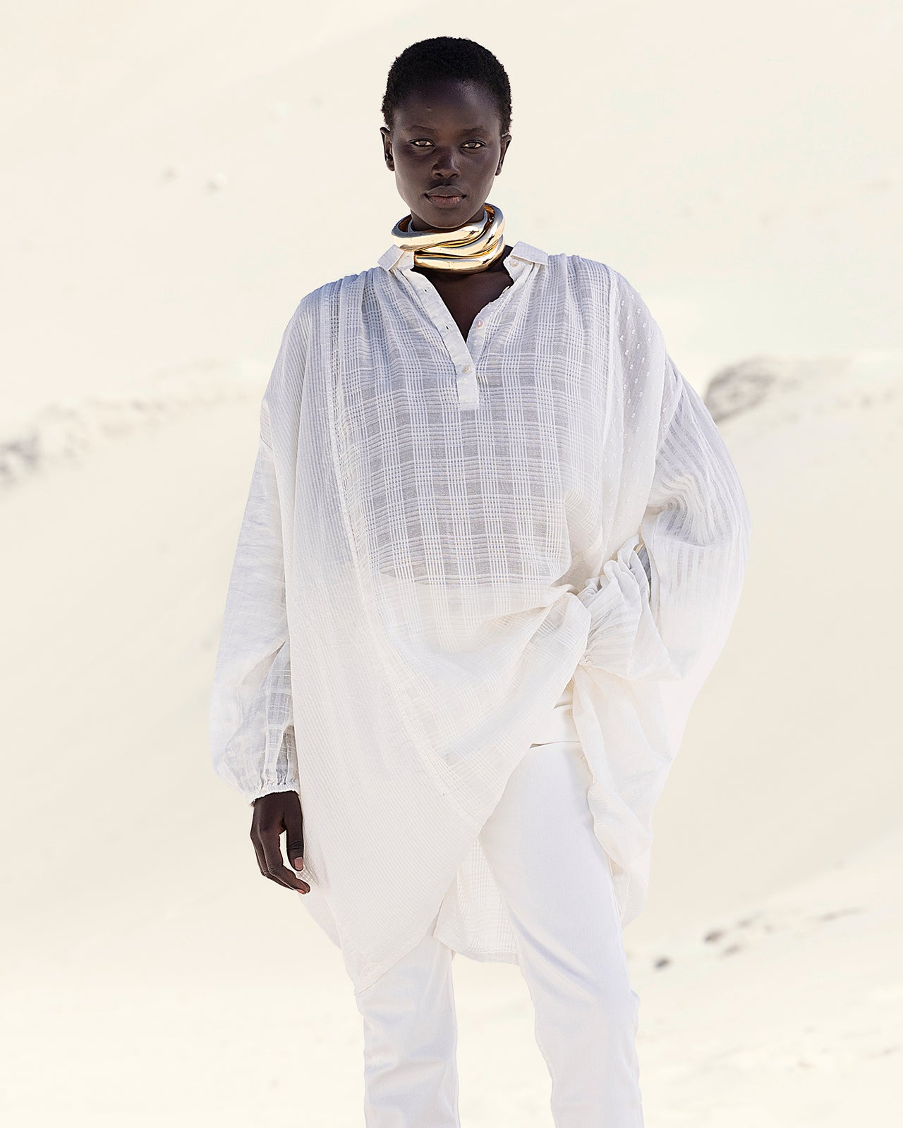 Robe Tegan - Blanc - Image 3