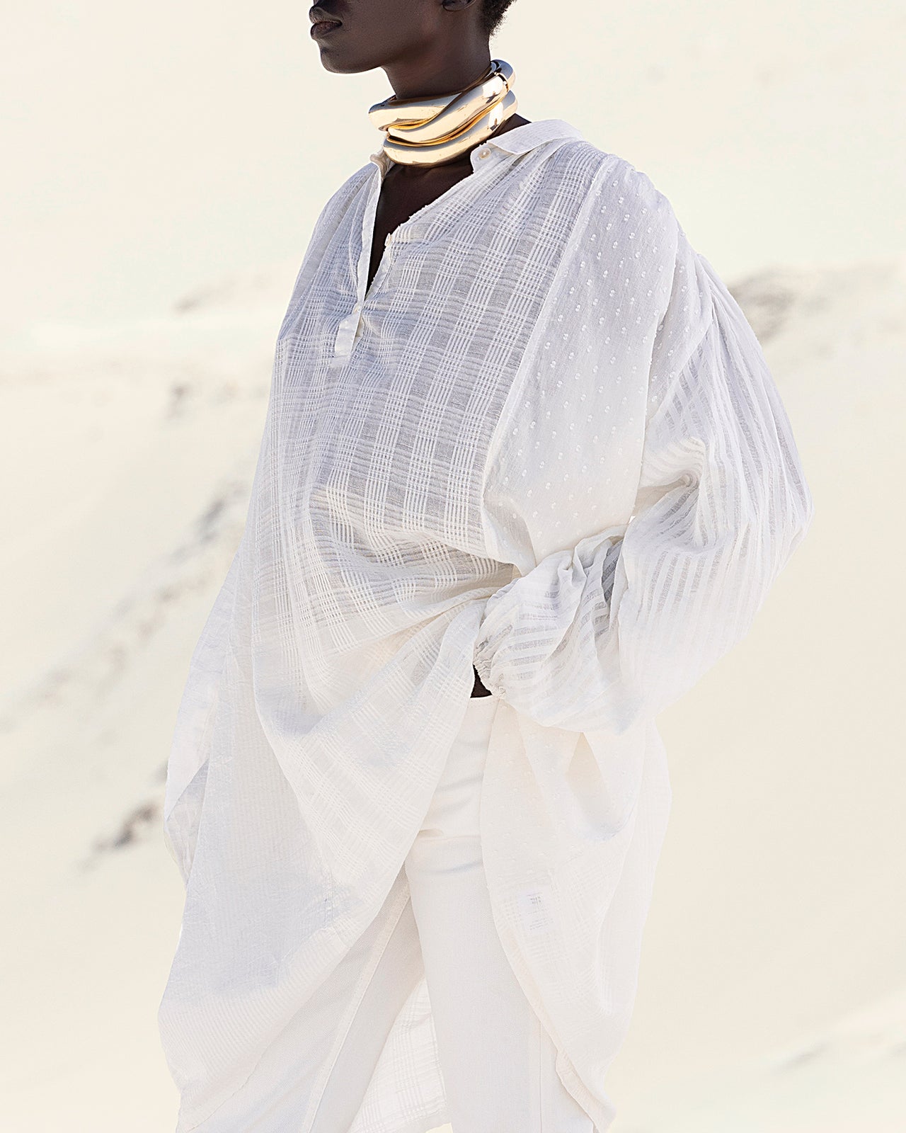 Robe Tegan - Blanc - Image 4