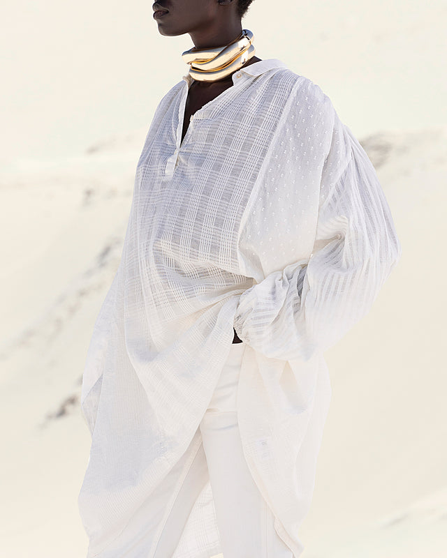 Robe Tegan - Blanc - Image 3