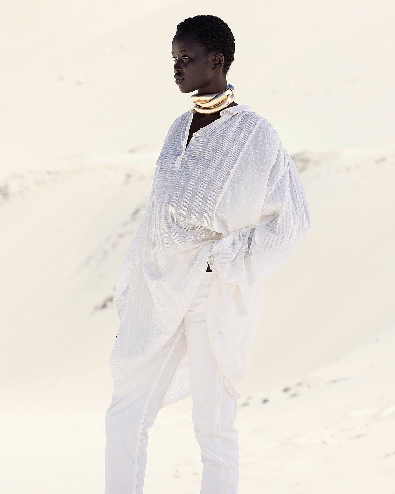 Robe Tegan - Blanc - Image 5