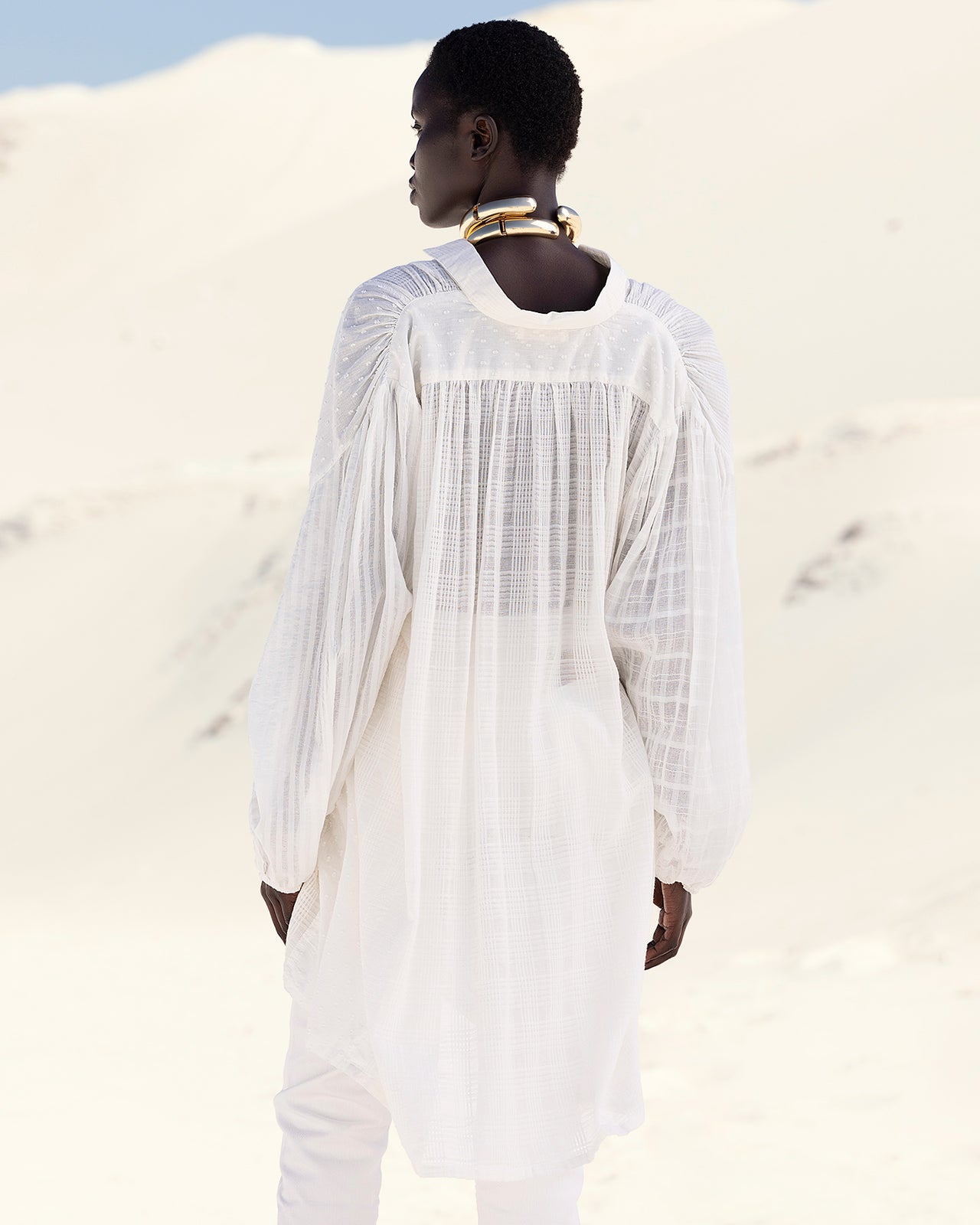 Robe Tegan - Blanc - Image 6