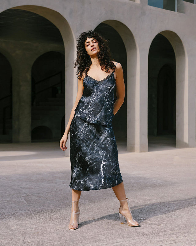 Top Solene Marbre noir | Mes Demoiselles Paris - Image 2