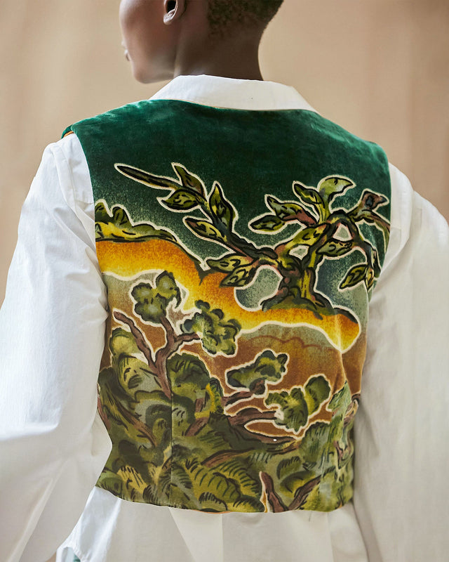 Veste Betula Imprimé vert | Mes Demoiselles Paris - Image 3