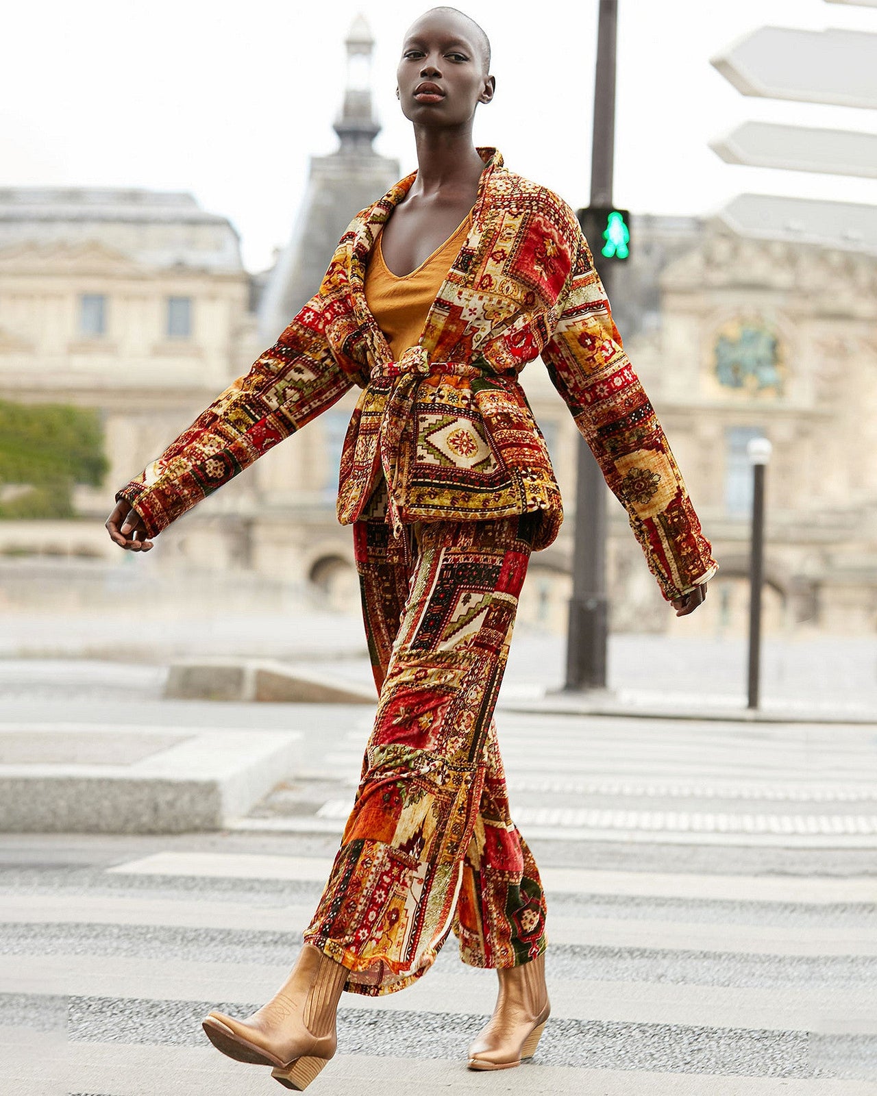 Veste Bibibaff Imprimé rouge | Mes Demoiselles Paris - Image 5