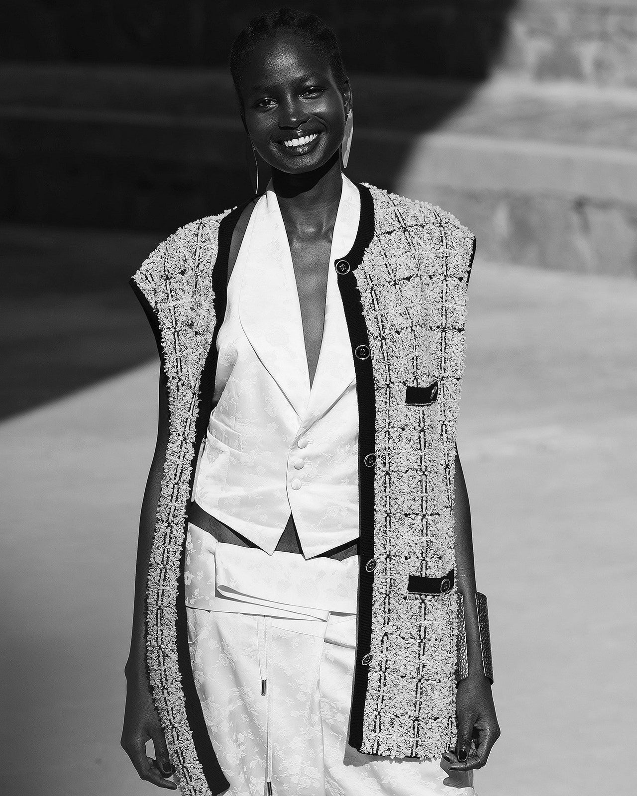 Veste Cadi Navy / Ecru | Mes Demoiselles Paris - Image 3