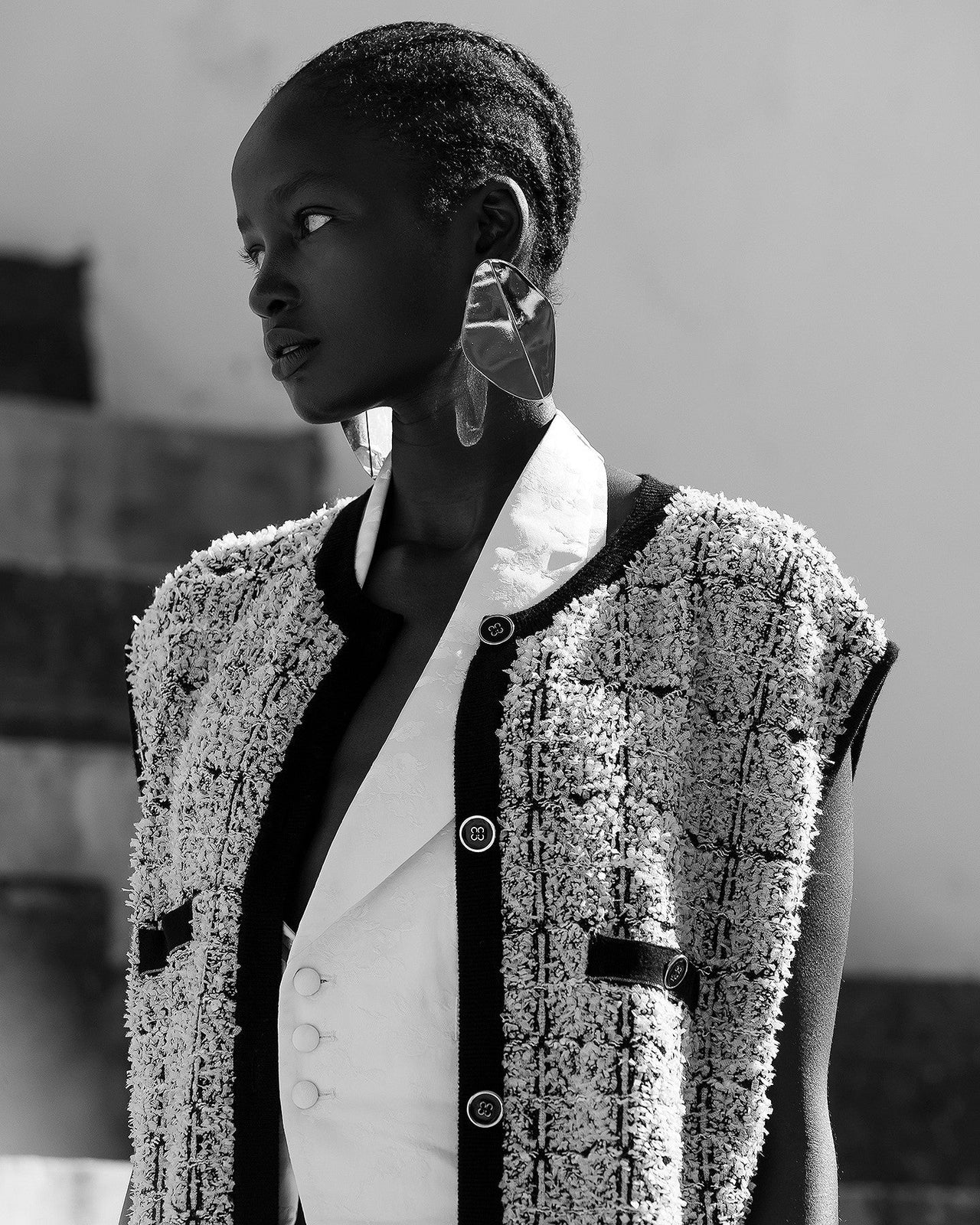 Veste Cadi Navy / Ecru | Mes Demoiselles Paris - Image 4