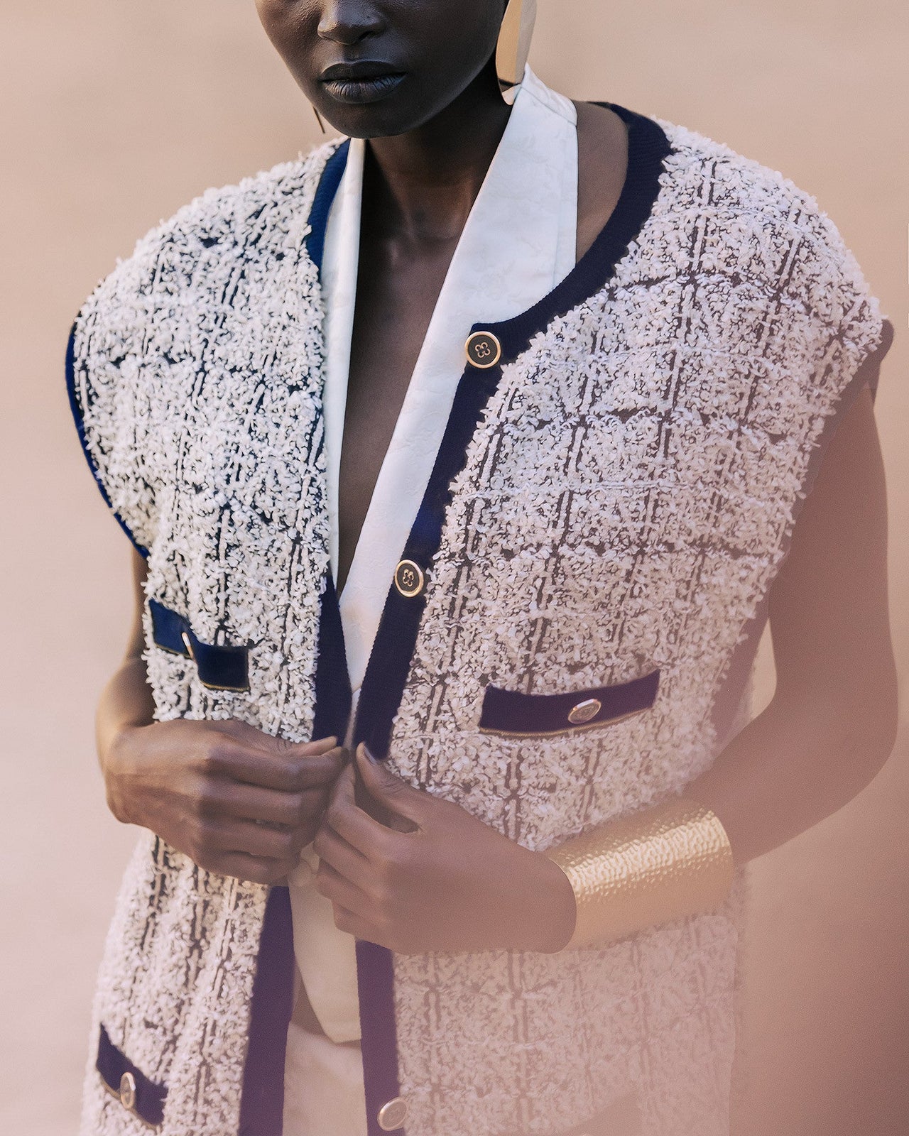 Veste Cadi Navy / Ecru | Mes Demoiselles Paris - Image 7