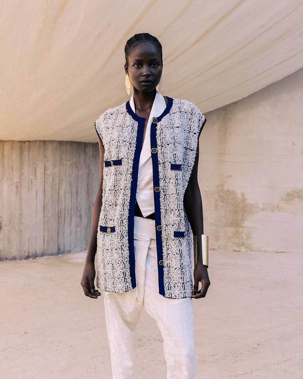 Veste Cadi Navy / Ecru | Mes Demoiselles Paris - Image 8