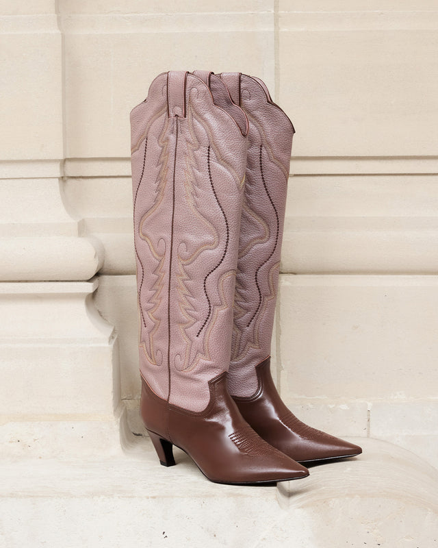 Lora Boots - Pink - Image 1