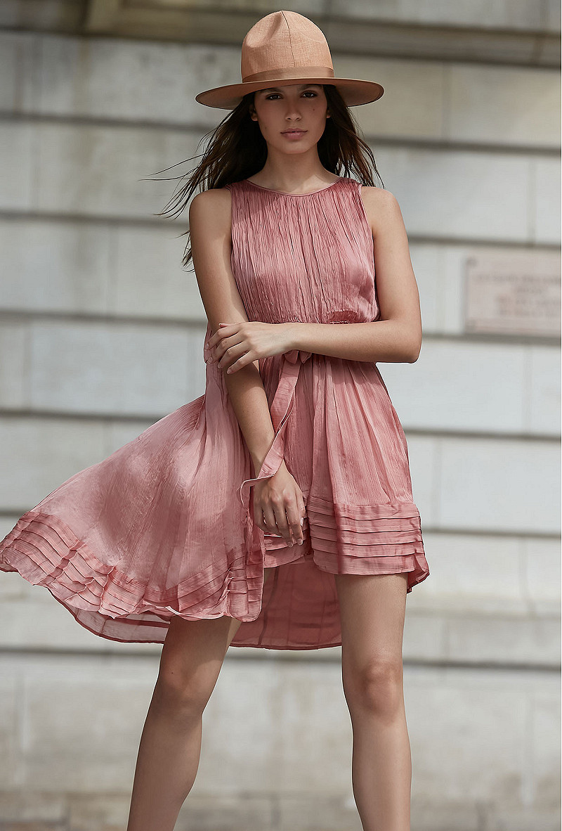 blush dress