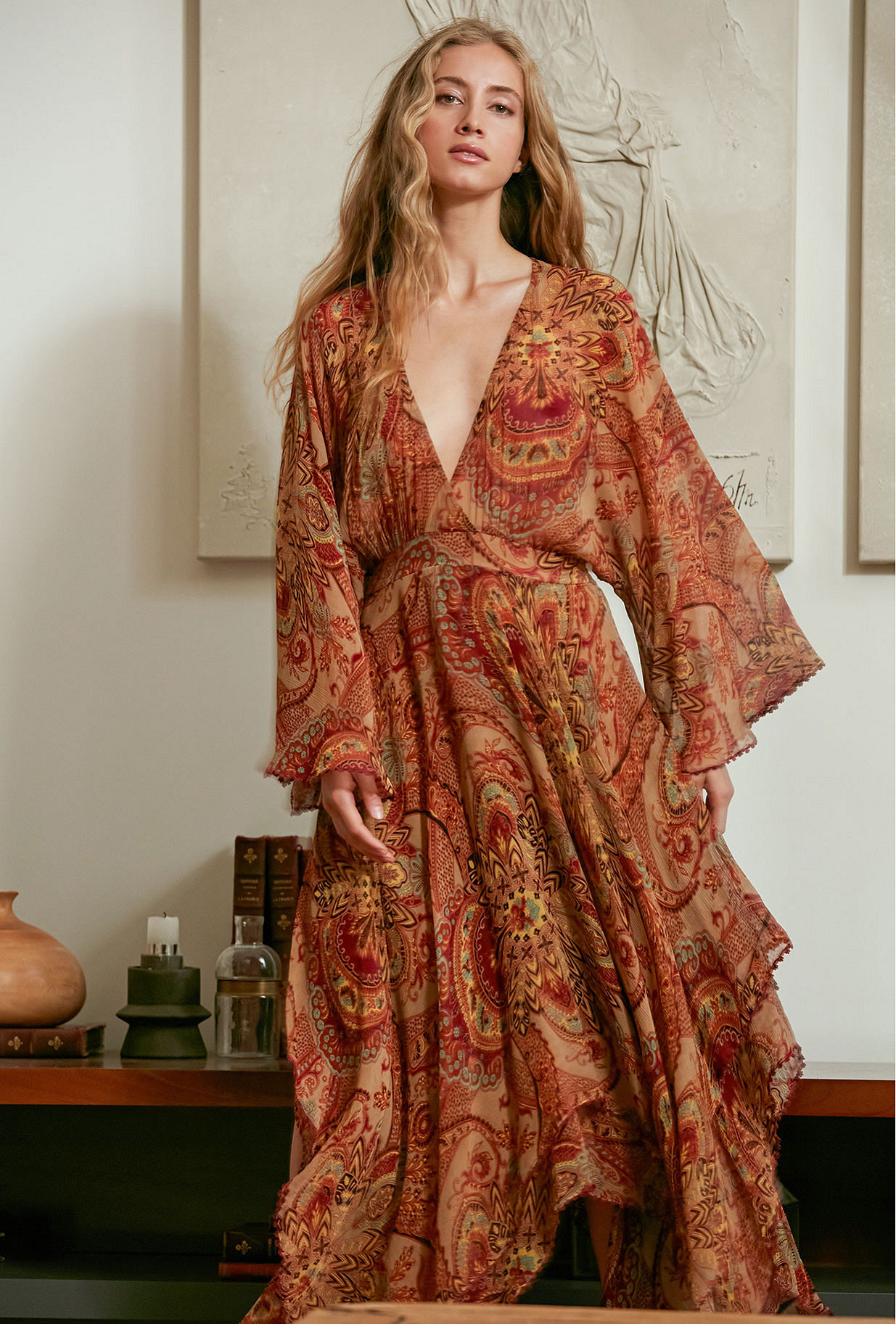 Womens winter - Floral print - Dress |Model Lauren | Online fashio...