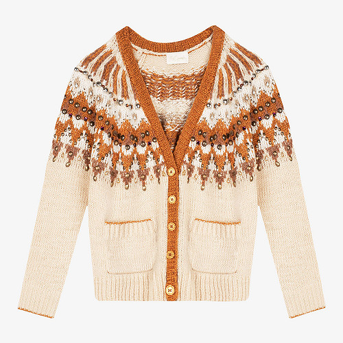 ecru cardigan