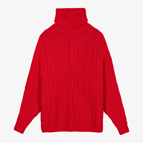 designer red sweater
