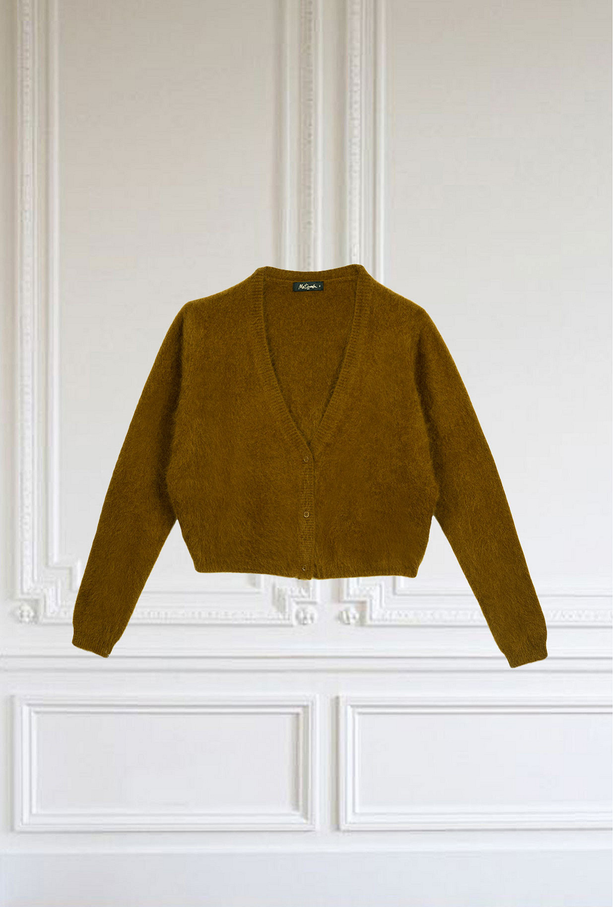 khaki cardigan
