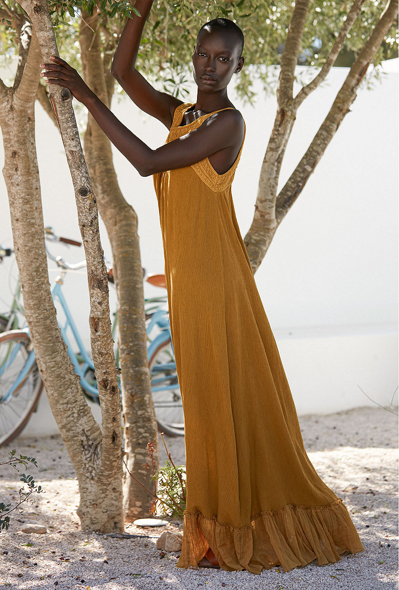 Robe Fabiola coloris Cumin Mes Demoiselles Paris Eté 2021