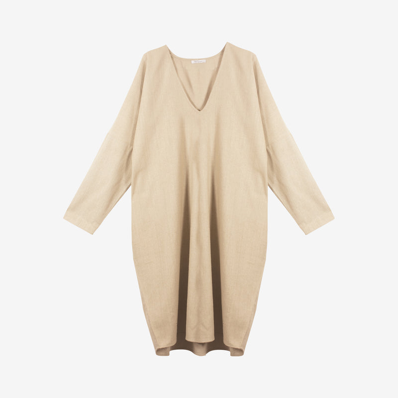 Caftan Dress - Beige