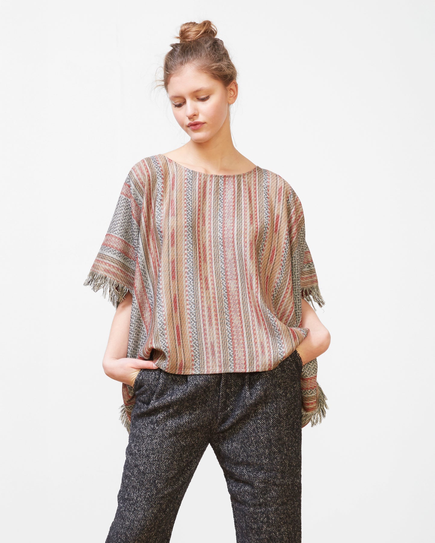 Scala Poncho - Red