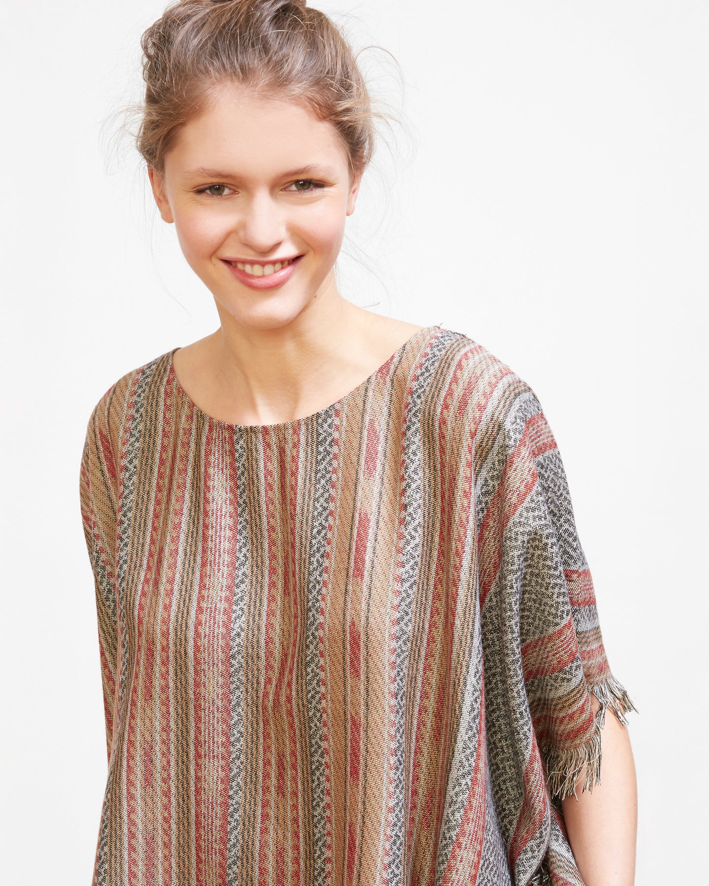 Scala Poncho - Red