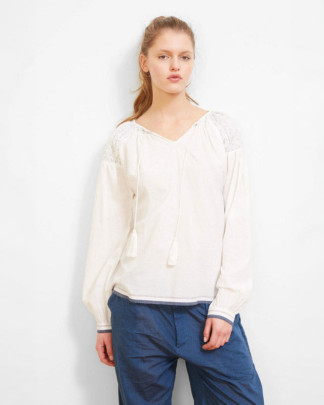 Blouse Poppy - Écru - Image 1