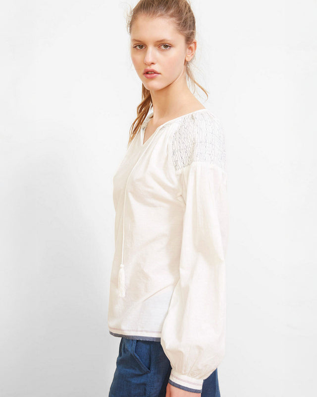 Blouse Poppy - Écru - Image 2