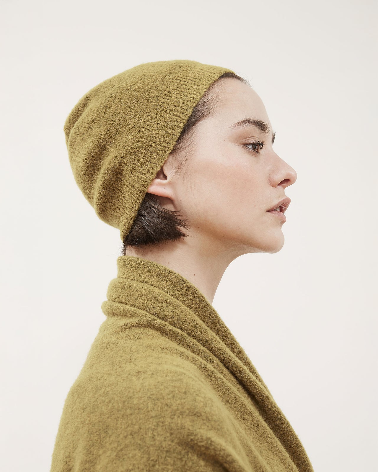 Boney Beanie M - Khaki Olive - Image 2