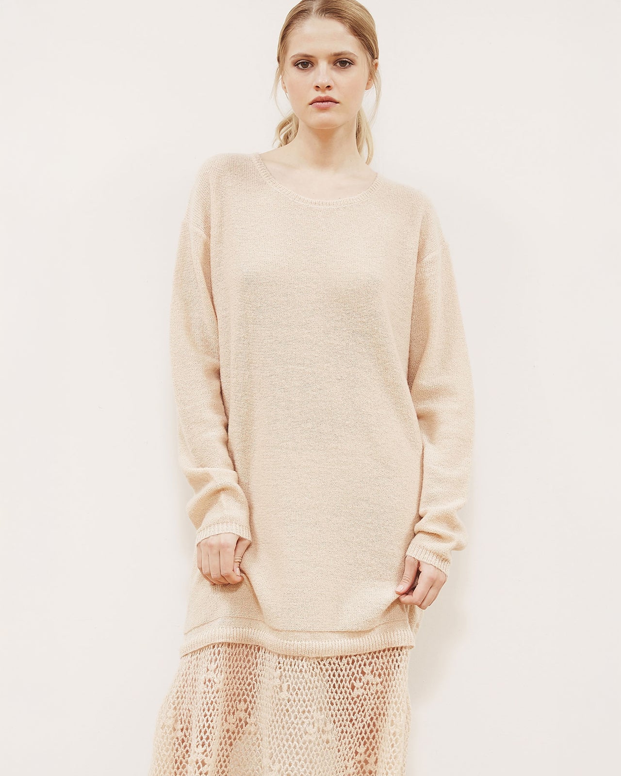 Crush Dress - Beige - Image 1
