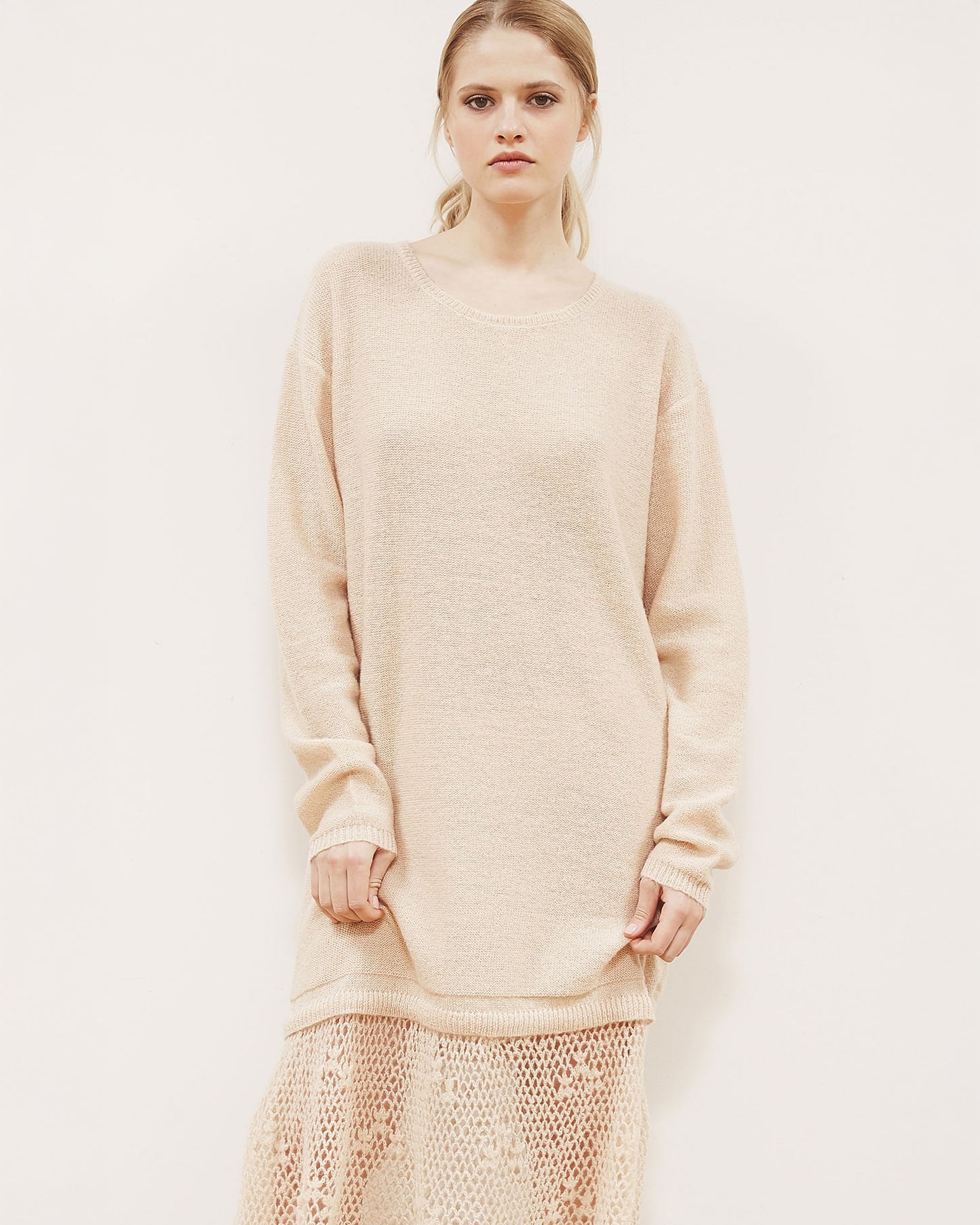 Crush Dress - Beige