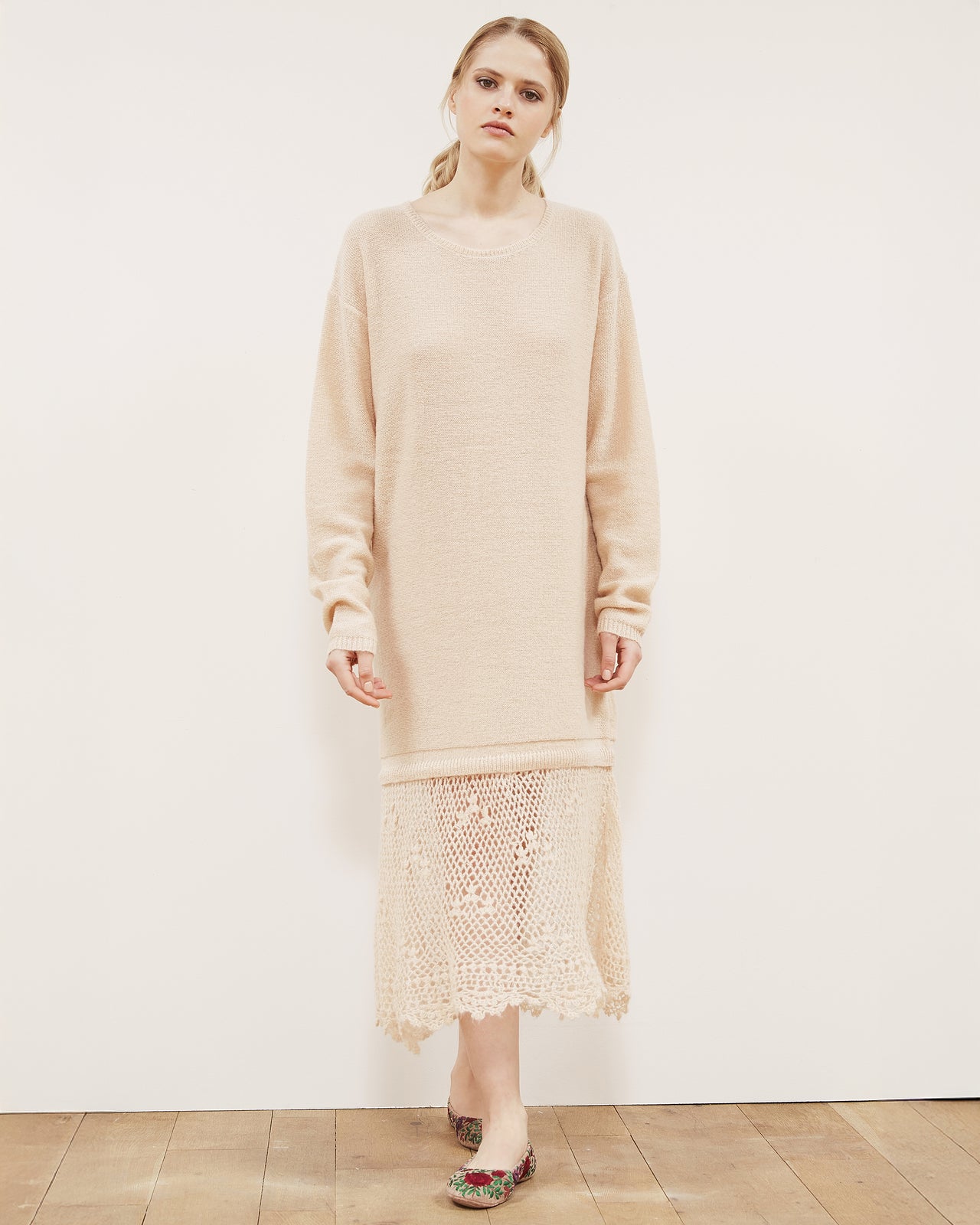 Crush Dress - Beige - Image 3