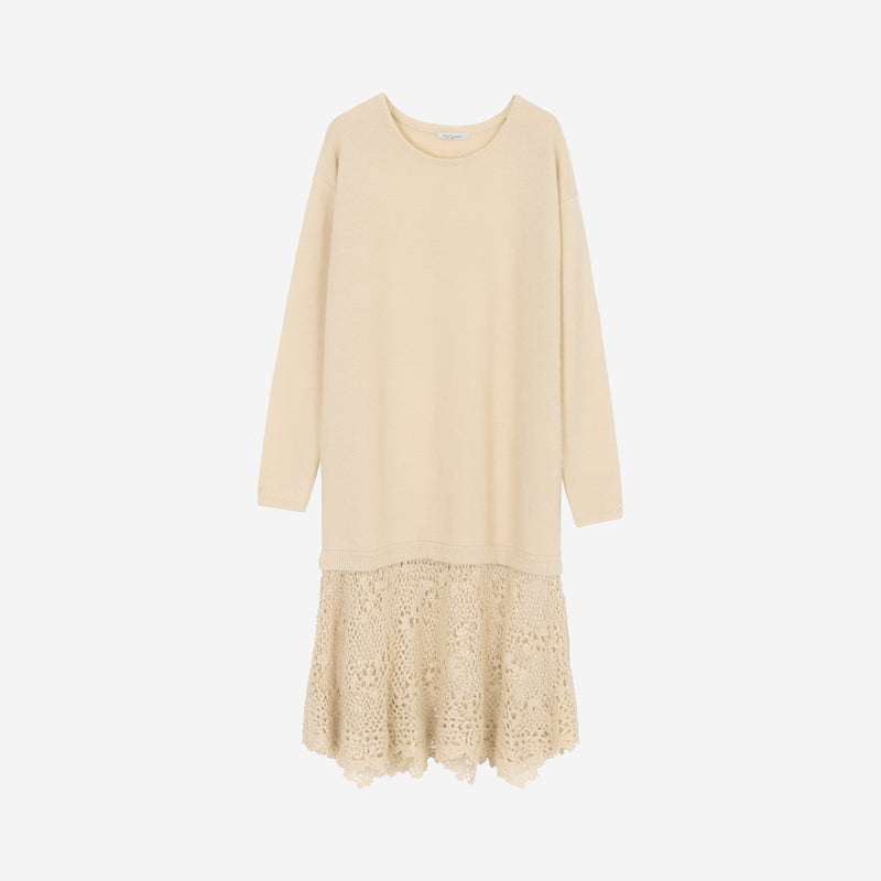 Crush Dress - Beige