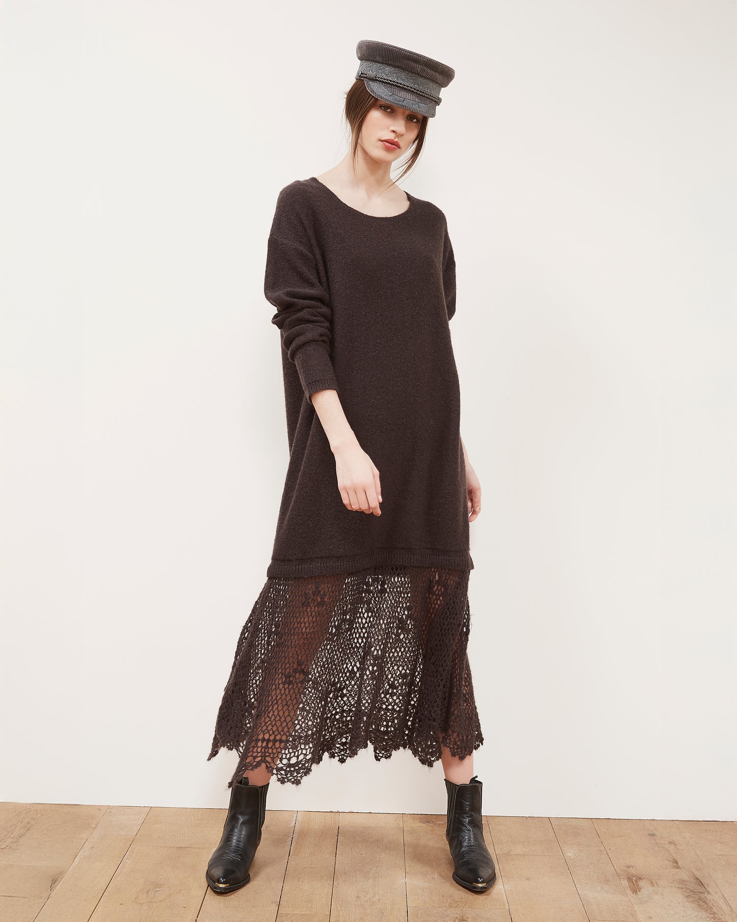 Crush Dress - CharCharcoal