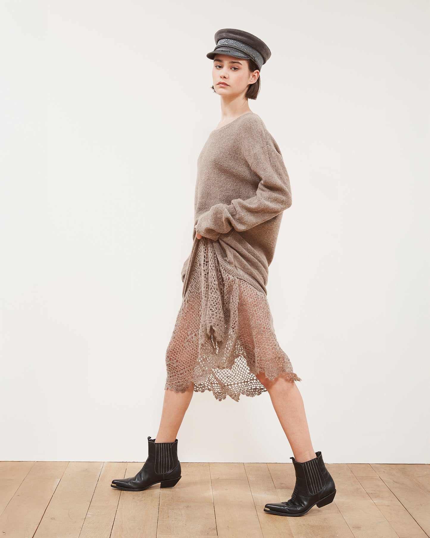 Crush Dress - Taupe