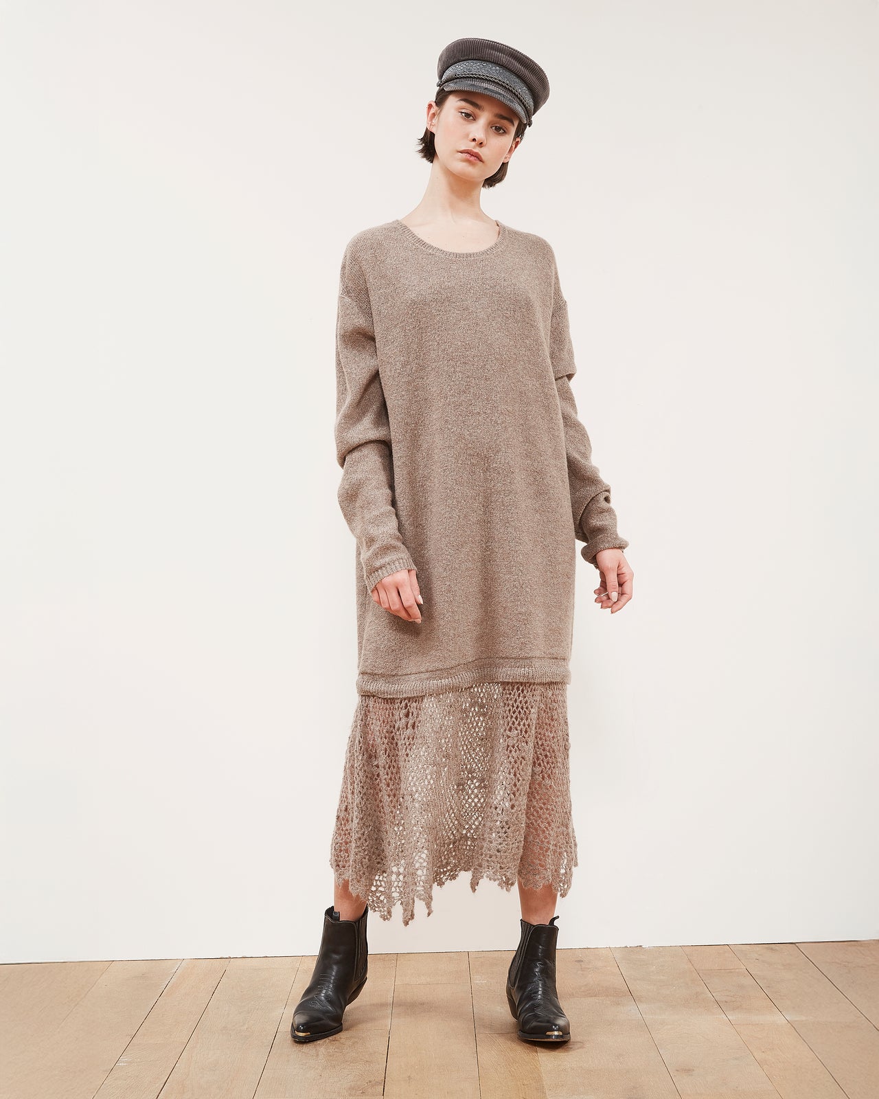 Crush Dress - Taupe - Image 3