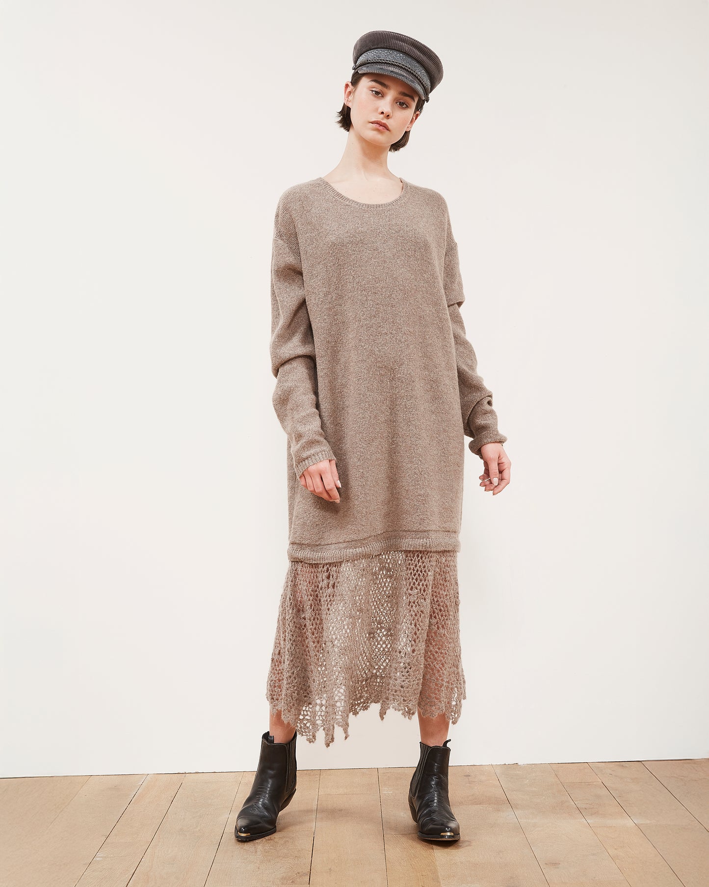Crush Dress - Taupe