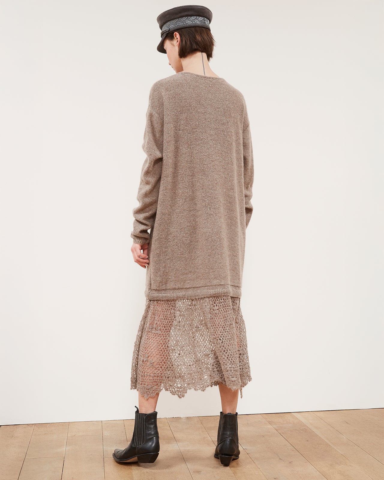 Crush Dress - Taupe - Image 4