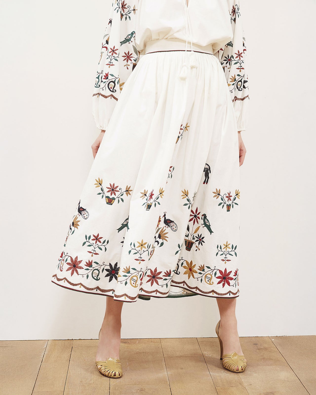 Gretel Skirt - Ecru - Image 1