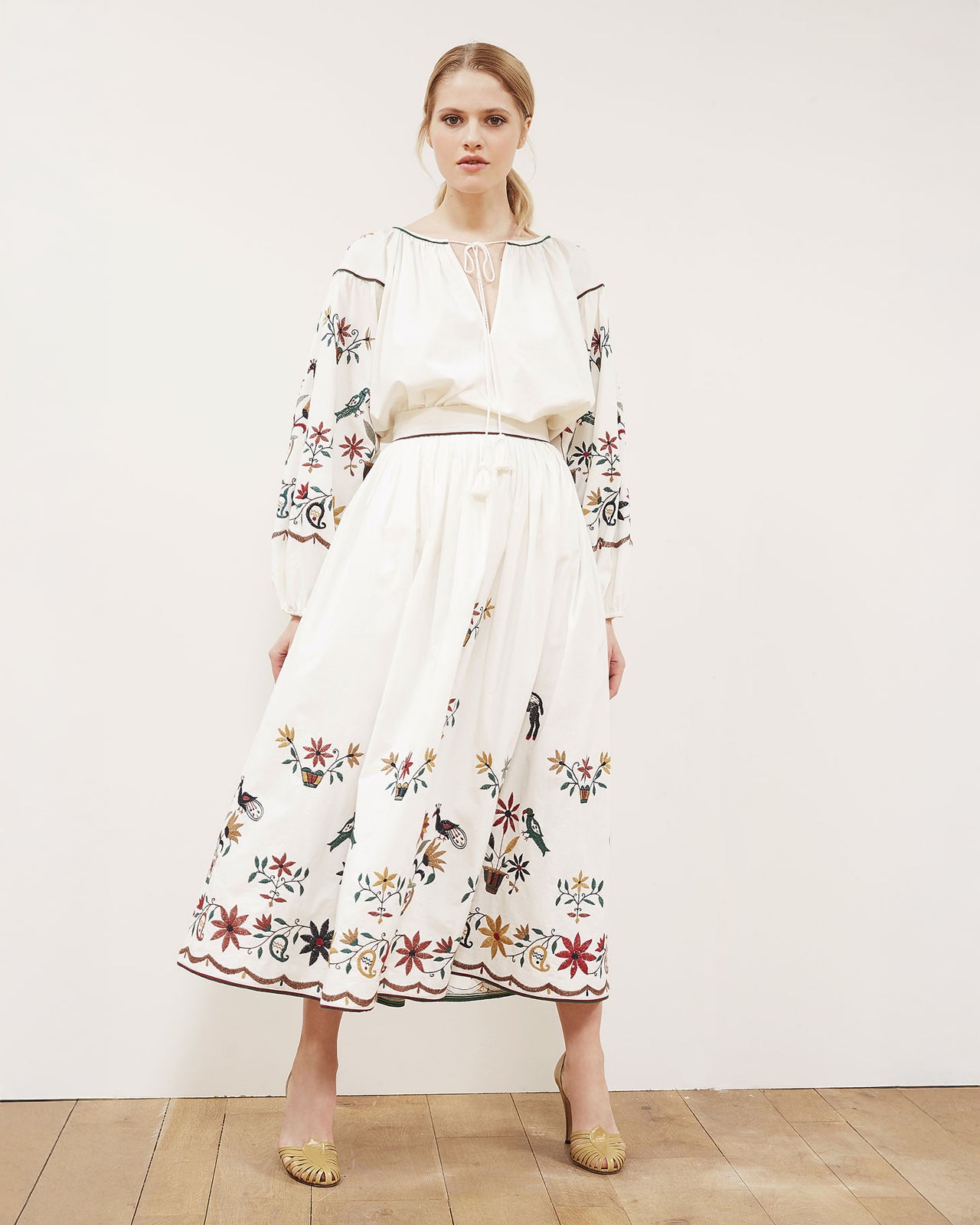 Gretel Skirt - Ecru - Image 2