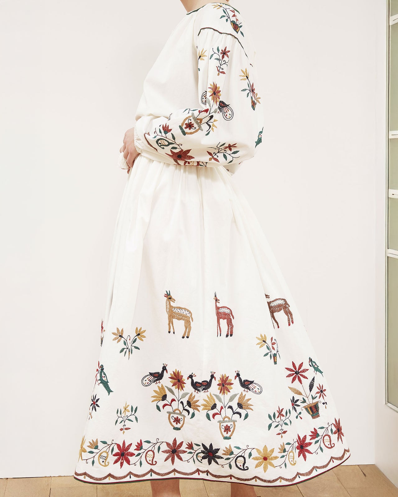 Gretel Skirt - Ecru - Image 4