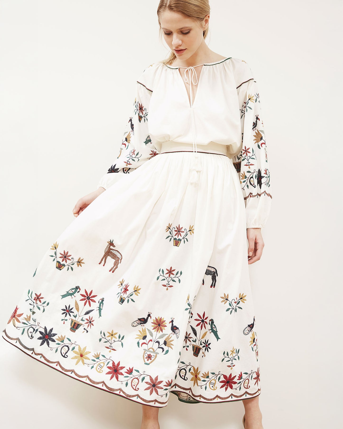 Gretel Skirt - Ecru