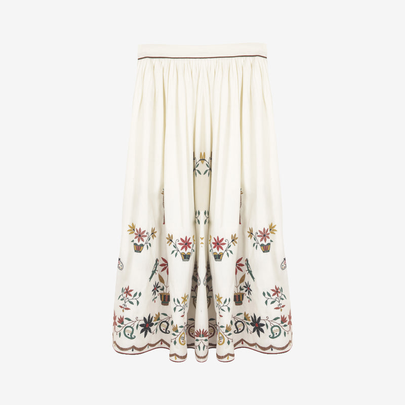 Gretel Skirt - Ecru