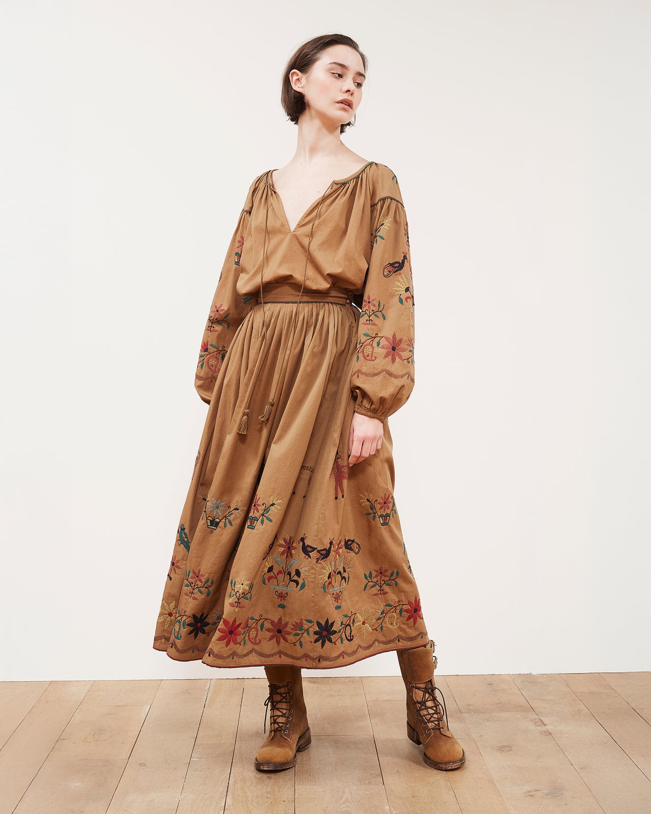 Gretel Skirt - Khaki - Image 1