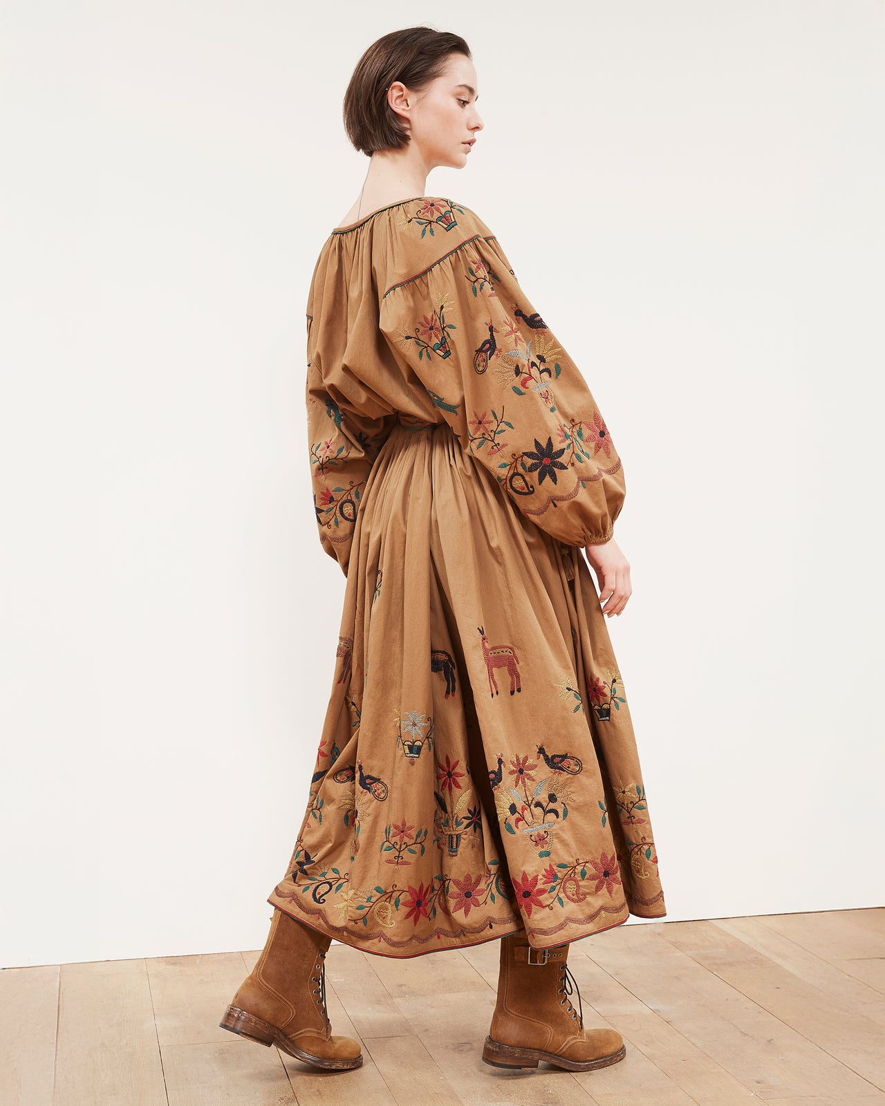Gretel Skirt - Khaki - Image 4
