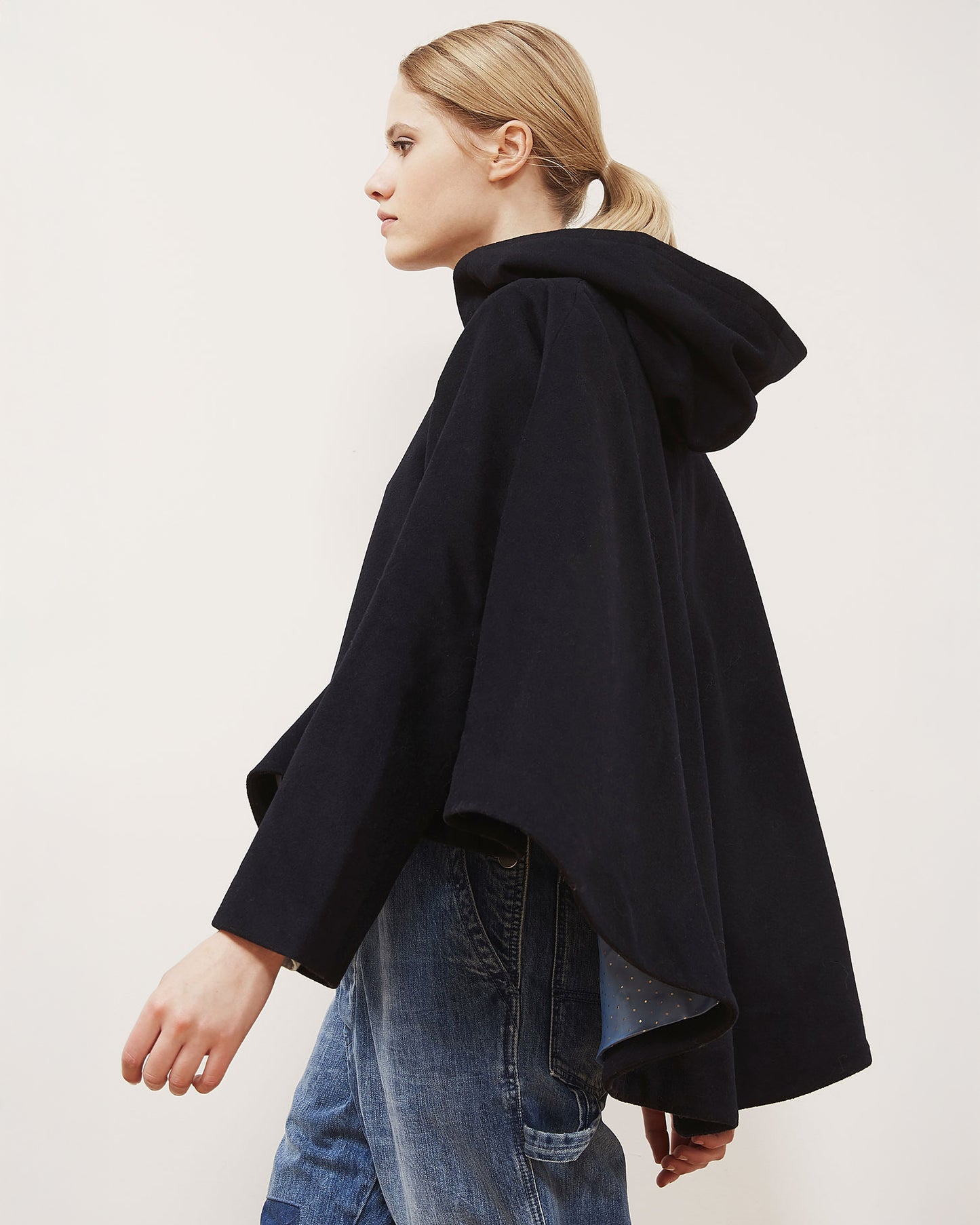 Helois Coat - Navy Blue