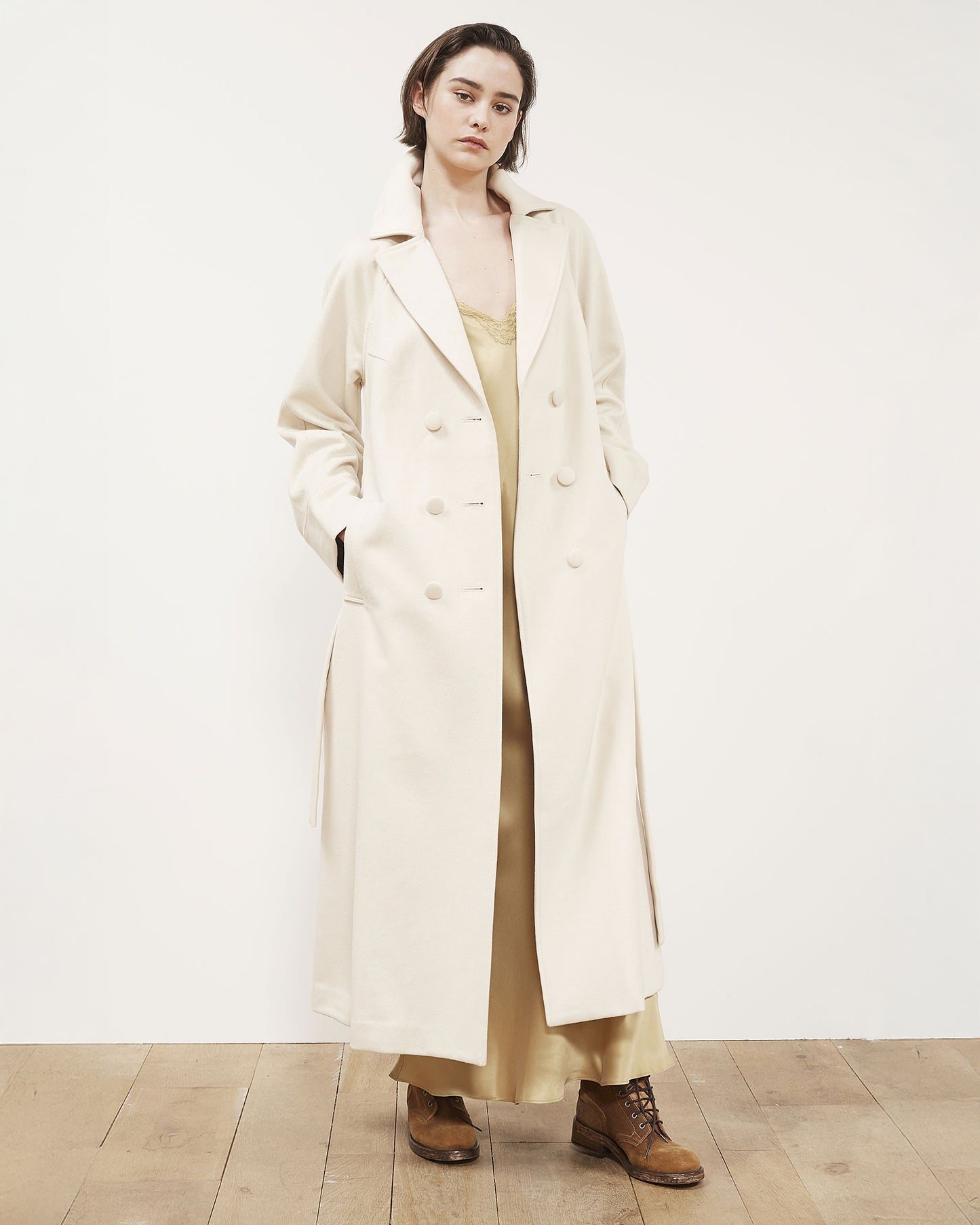 Hepburn Coat - Ivory