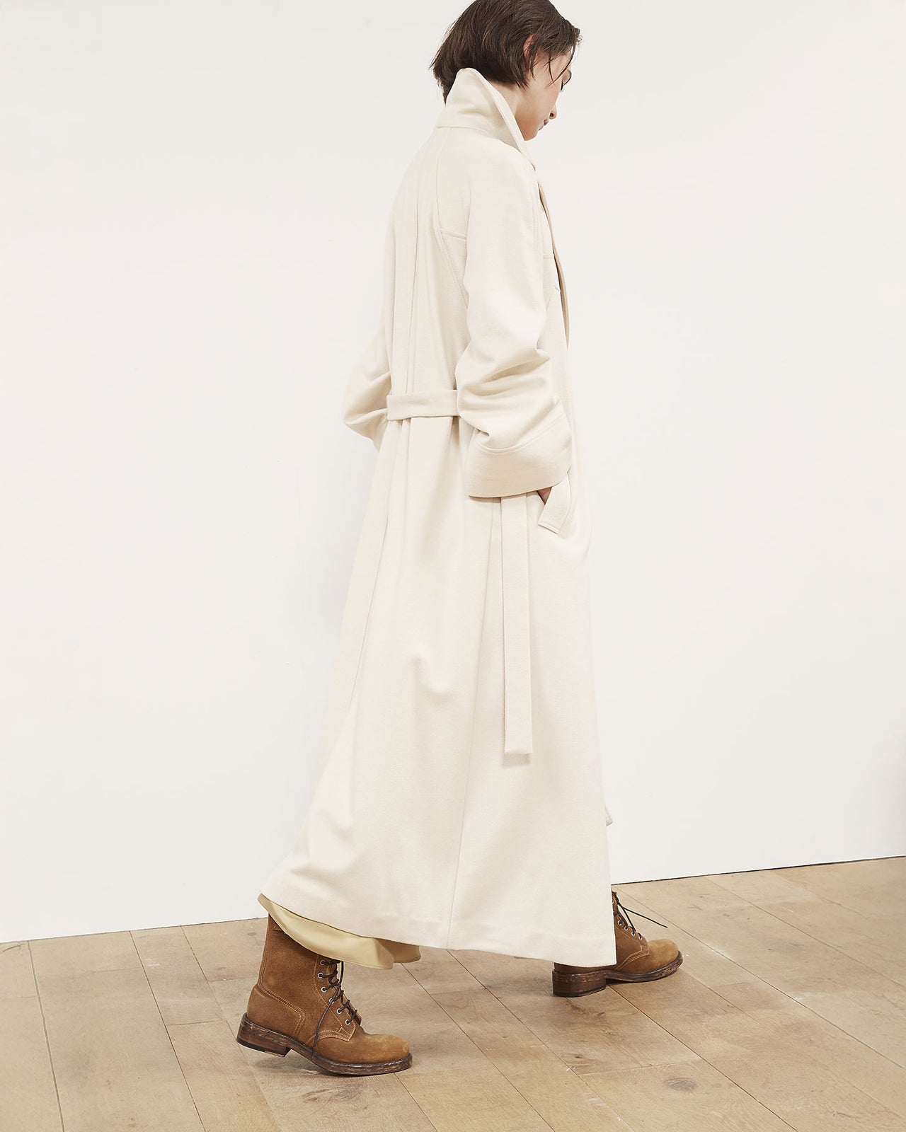 Hepburn Coat - Ivory - Image 3