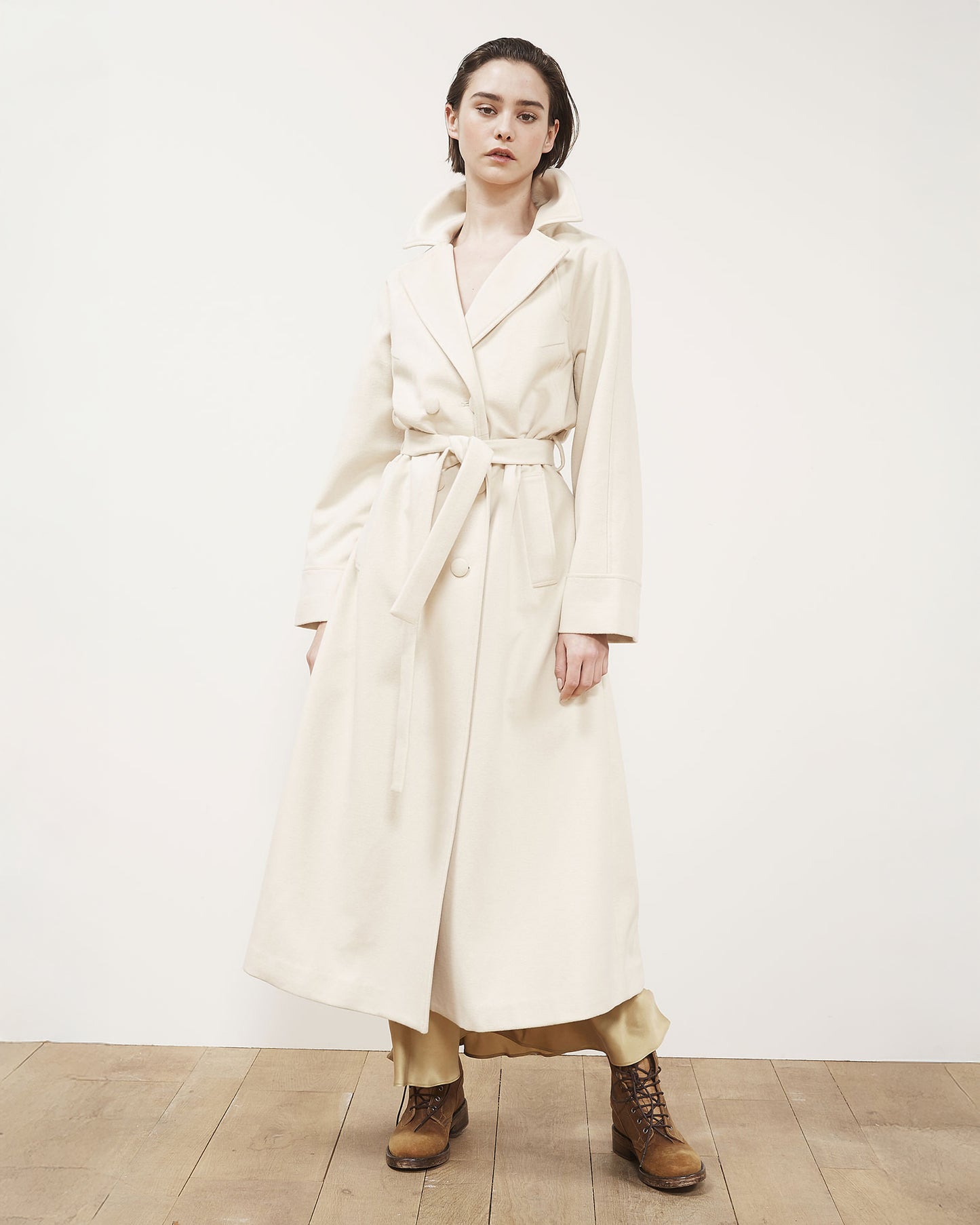 Hepburn Coat - Ivory